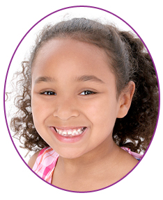 stock photo young african american girl smiling